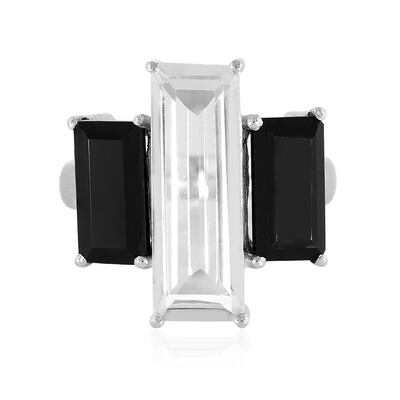 White Topaz Silver Ring