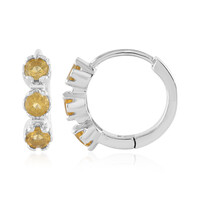 Citrine Silver Earrings