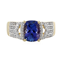 14K AAA Tanzanite Gold Ring (AMAYANI)