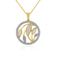 Mother of Pearl Silver Necklace
