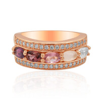 Rhodolite Silver Ring