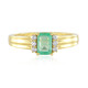 Russian Emerald Silver Ring