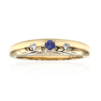 9K Benitoite Gold Ring (Amanda Adkins)
