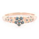 Fancy Diamond Silver Ring