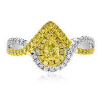 14K SI2 Yellow Diamond Gold Ring (CIRARI)