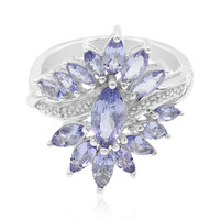 Tanzanite Silver Ring