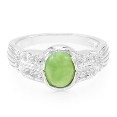 Imperial Chrysoprase Silver Ring