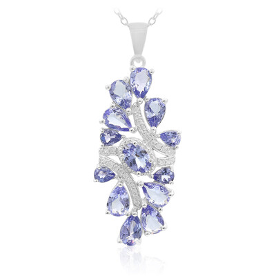 Tanzanite Silver Necklace