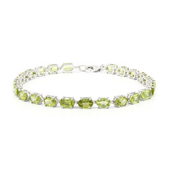 Peridot Silver Bracelet