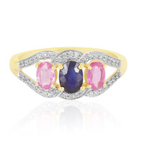 Madagascar Blue Sapphire Silver Ring