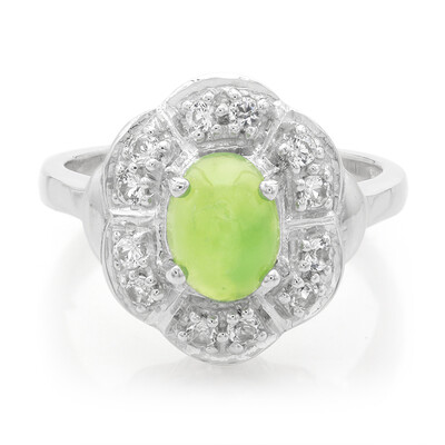Imperial Chrysoprase Silver Ring