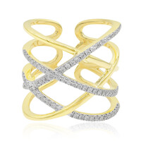 9K SI1 (G) Diamond Gold Ring