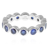 Madagascar Blue Sapphire Silver Ring