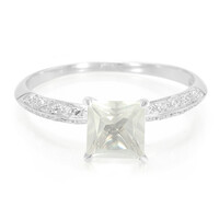 Ice Moon Quartz Silver Ring