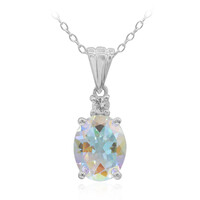 Moonlight Topaz Silver Necklace