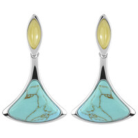 Turquoise Silver Earrings