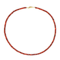 Red Jasper Silver Necklace