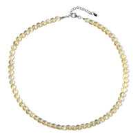 Citrine Silver Necklace