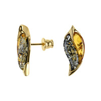 Baltic Amber Silver Earrings