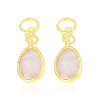 Rose Quartz Silver Pendant (Maigold Kreativ)