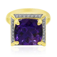 9K Uruguayan Amethyst Gold Ring