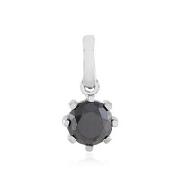 Black Diamond Platinum Pendant