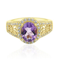 Amethyst Silver Ring