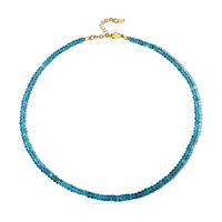 Blue Apatite Silver Necklace