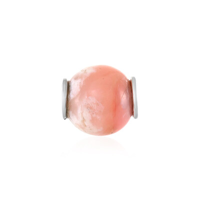 Pink Opal Silver Pendant (MONOSONO COLLECTION)