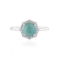 Grandidierite Silver Ring