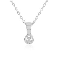I3 (J) Diamond Silver Necklace