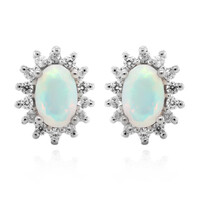 Welo Opal Silver Earrings