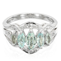 Paraiba Tourmaline Silver Ring