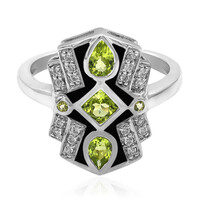 Peridot Silver Ring