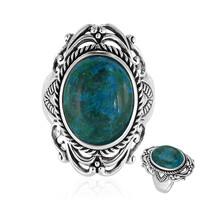 Chrysokolla Silver Ring (Art of Nature)