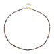 Black Diamond Silver Necklace