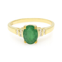 Bahia Emerald Silver Ring
