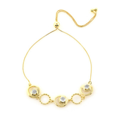 White Topaz Silver Bracelet
