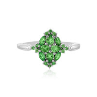 Tsavorite Silver Ring