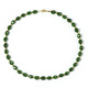 Green Quartz Silver Necklace