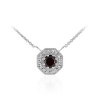 Mozambique Garnet Silver Necklace
