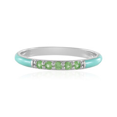 Kenya Tsavorite Silver Ring