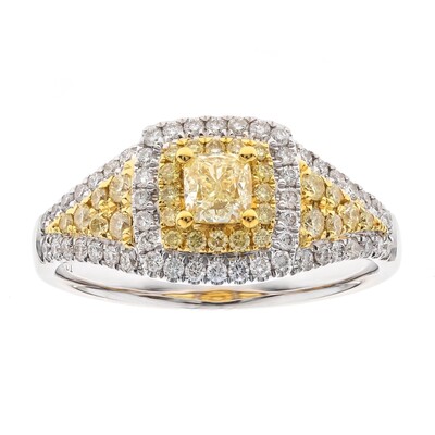 14K SI2 Yellow Diamond Gold Ring (CIRARI)