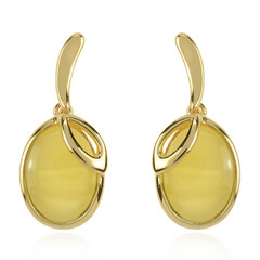 Baltic Amber Silver Earrings