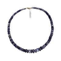 Iolite Silver Necklace