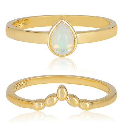 Welo Opal Silver Ring