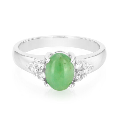 Imperial Chrysoprase Silver Ring