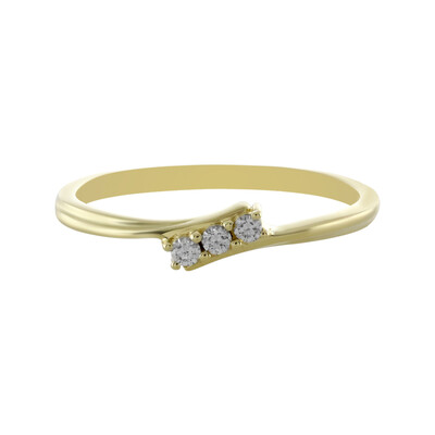 9K Flawless (F) Diamond Gold Ring (LUCENT DIAMONDS)
