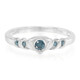 Fancy Diamond Silver Ring