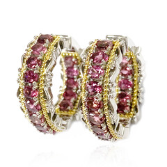 Pink Tourmaline Silver Earrings (Dallas Prince Designs)